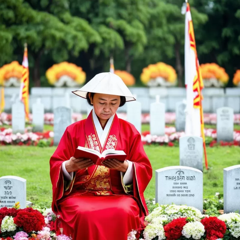 Gia chủ đọc văn khấn ngày Thanh minh