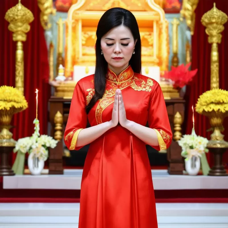 Thành tâm khấn vái