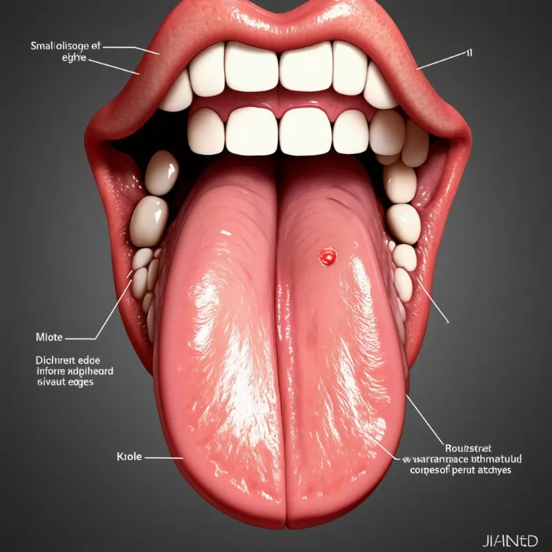 vị trí nốt ruồi trên lưỡi